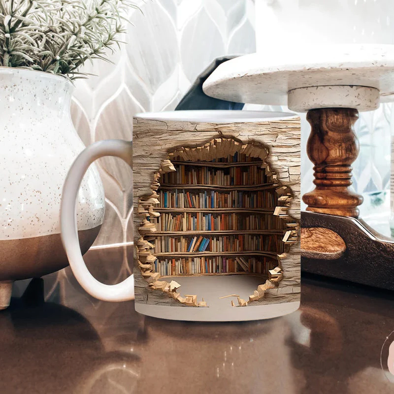 3D Bookshelf Mug - Image 16