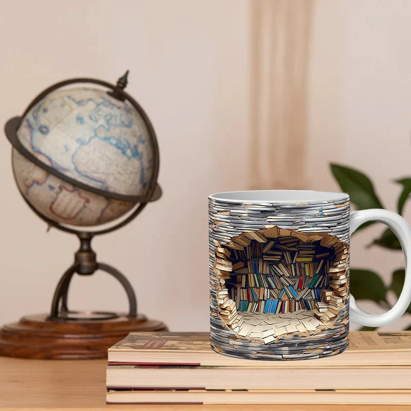 3D Bookshelf Mug - Image 8