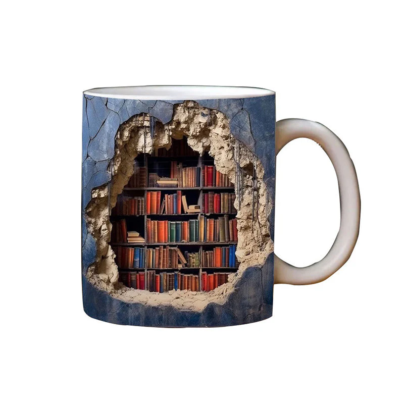 3D Bookshelf Mug - Image 9