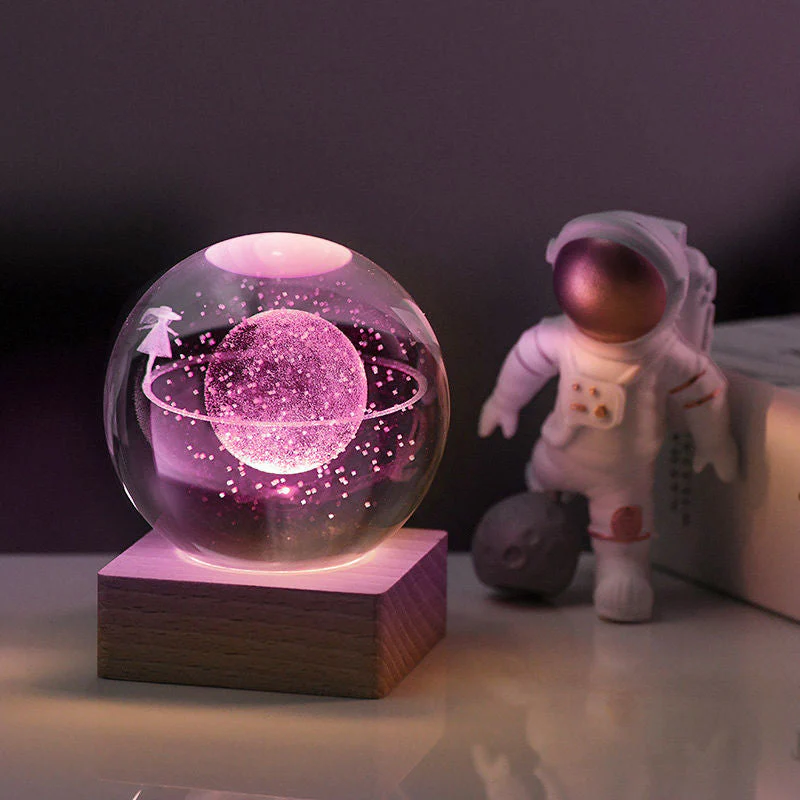 3D Galaxy Crystal Ball Nightlight Decorlamp - Image 12