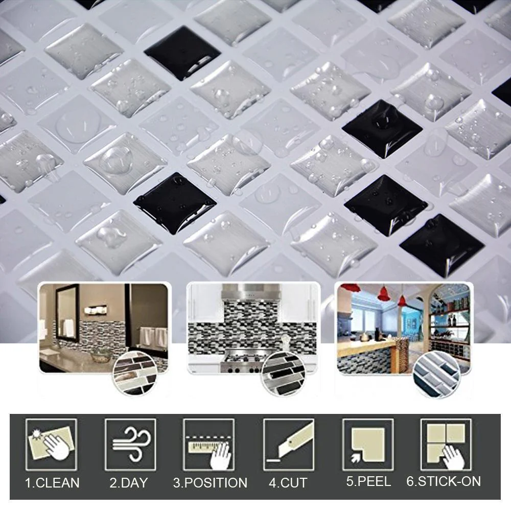 3D Mosaic Tile Self-adhesive Stickers - Image 8
