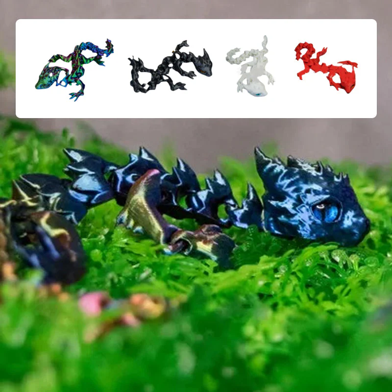 3D Printed Tiny Cute Dragon - Image 2
