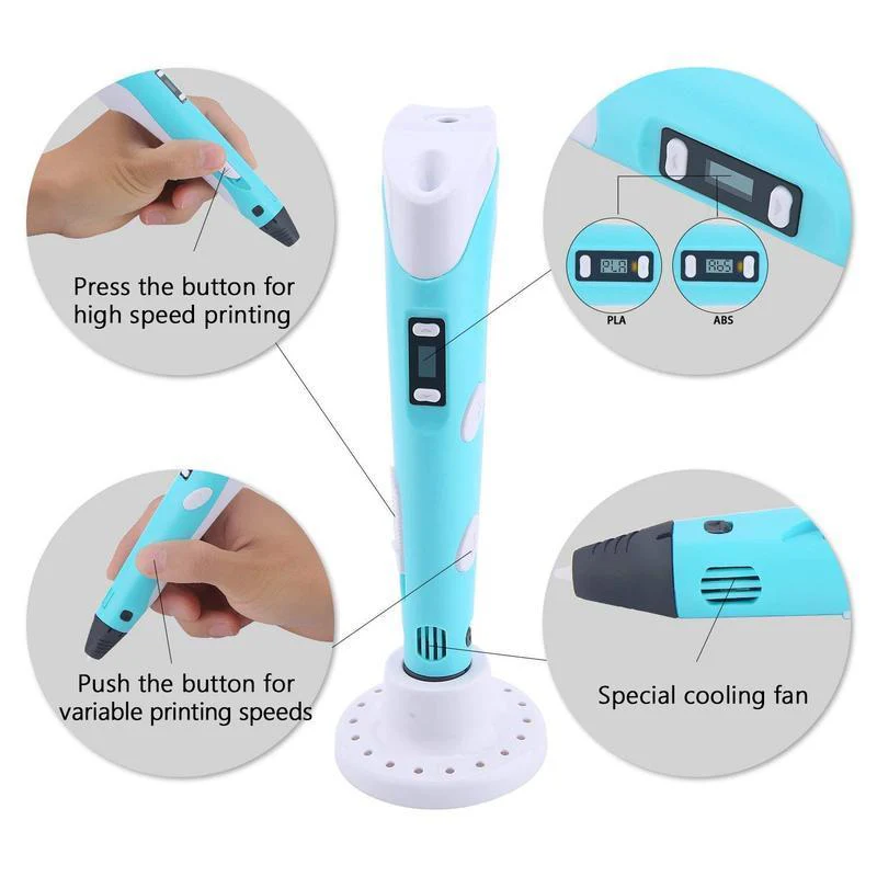3D Printing Pen for Kids and Adults with 5m Filament(random colour & Biodegradable material) - Image 5