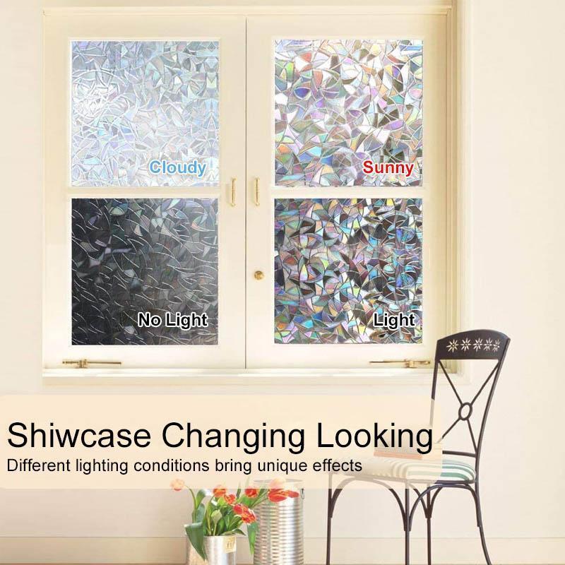 3D Rainbow Window Film,PVC refraction & No glue - Image 5