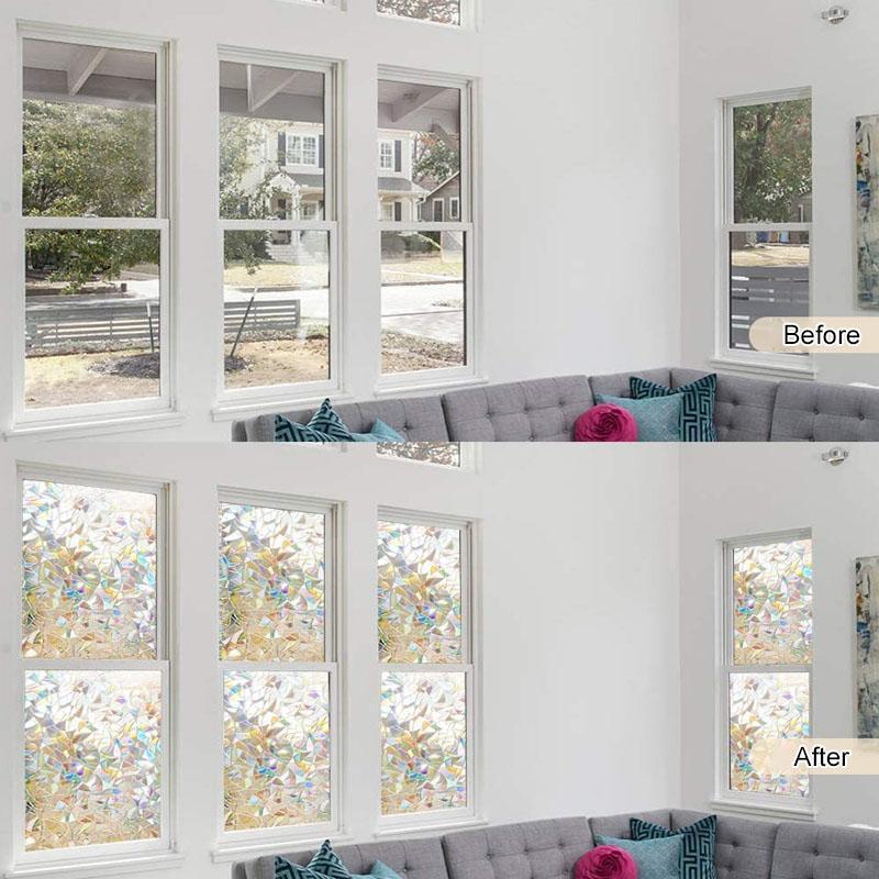 3D Rainbow Window Film,PVC refraction & No glue - Image 6