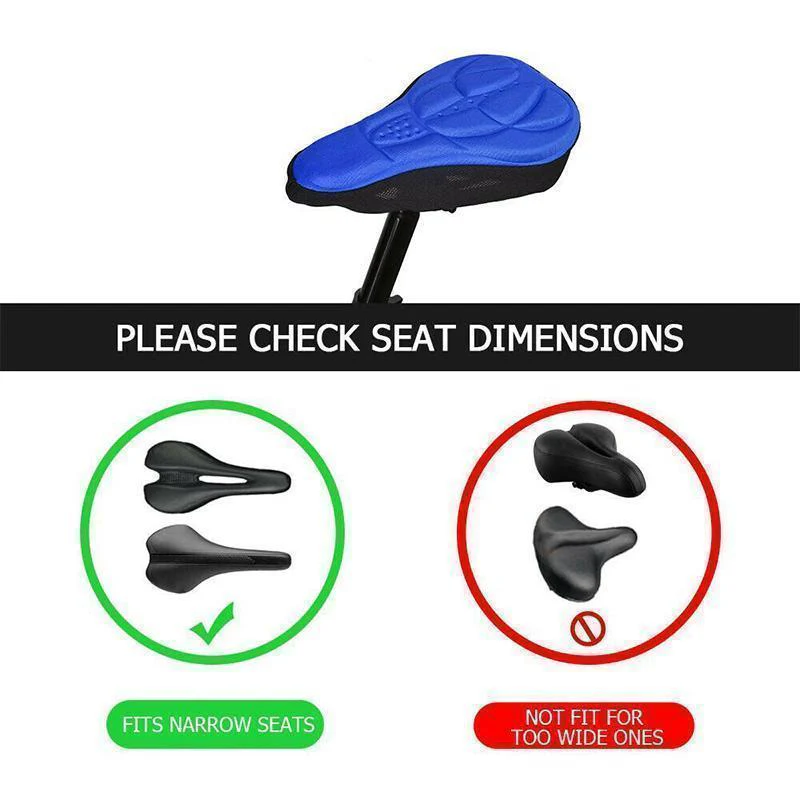 3D Silicone Soft Bike Seat Saddle Cover - Image 8