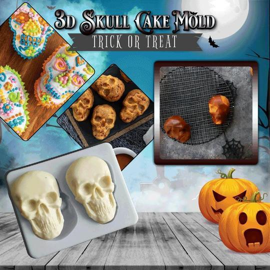 3D Skull Cake Mold - Image 2