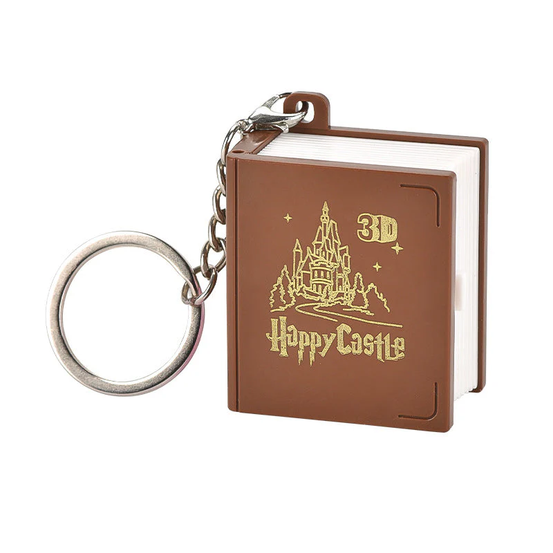3D Stereoscopic Book Folding Pop-Up Book Keychain - Image 13