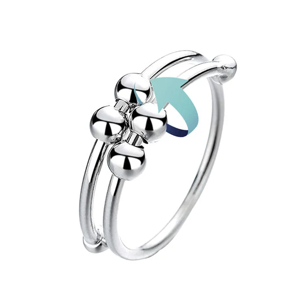 4 Beads Adjustable Anxiety Relief Ring - Image 10