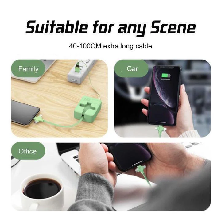 3-in-1 Data Cable Phone Stand - Image 10