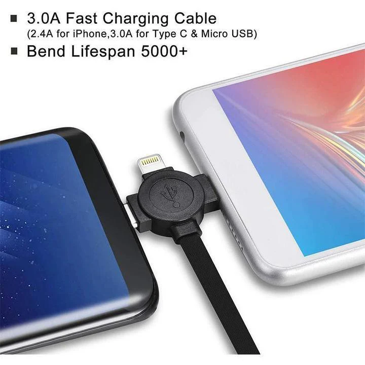 3-in-1 Data Cable Phone Stand - Image 7