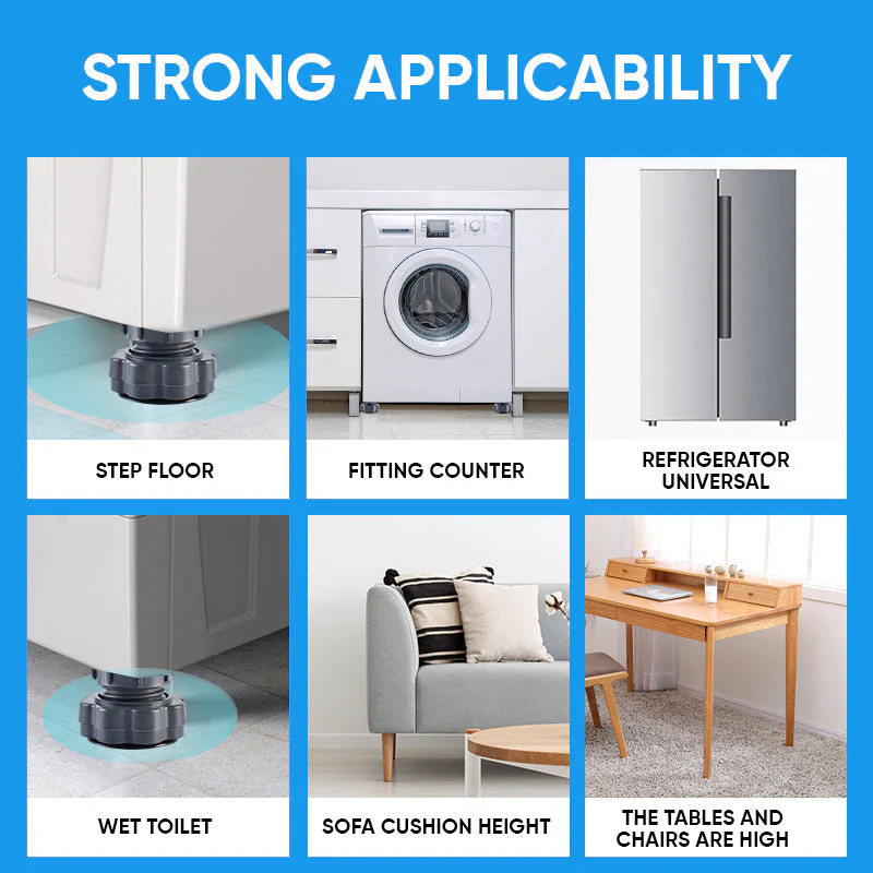 4 Pcs Adjustable Height Washing Machine Support - Image 5