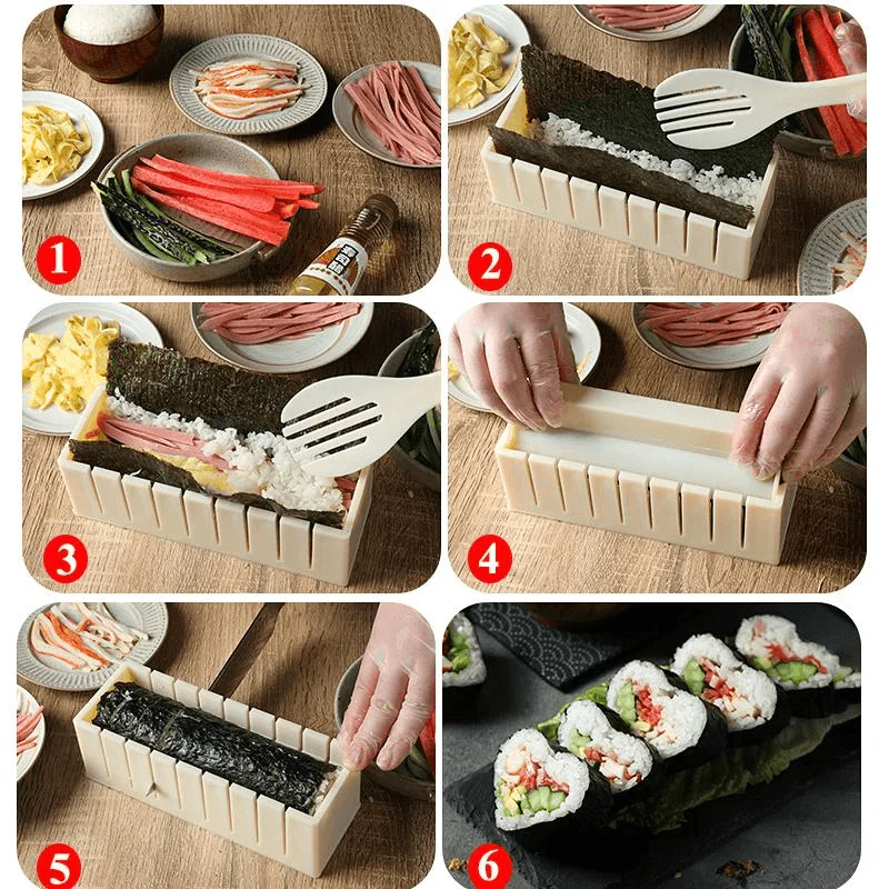 [4 Shapes!!] DIY Sushi Maker - Image 8