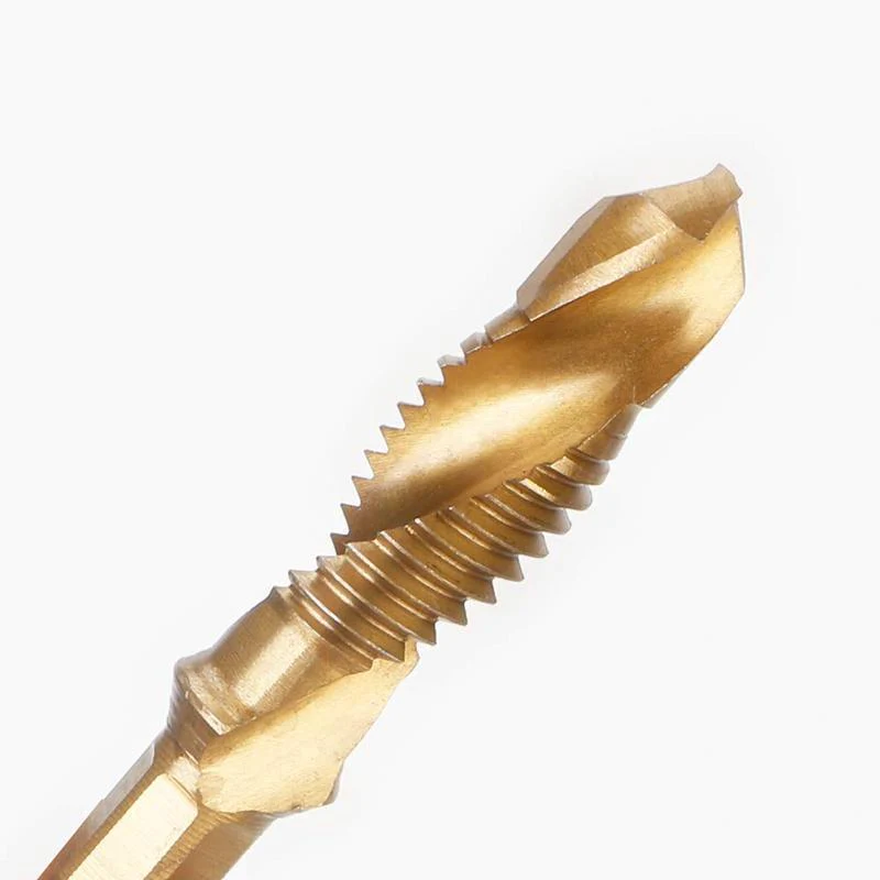 6 Piece Metric Thread Tap Drill Bits Set - Image 6