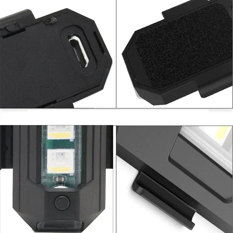7 Colors LED Aircraft Strobe Lights & USB Charging - Image 7