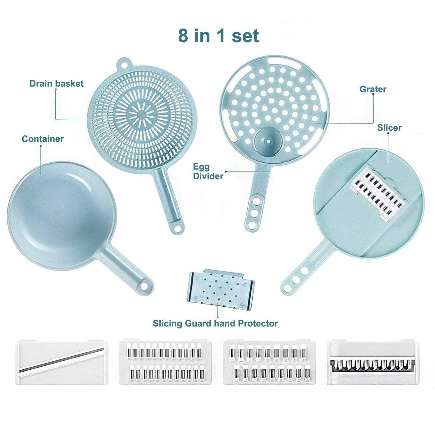 9 in 1 Multi-function Vegetable Slicer Set - Image 3