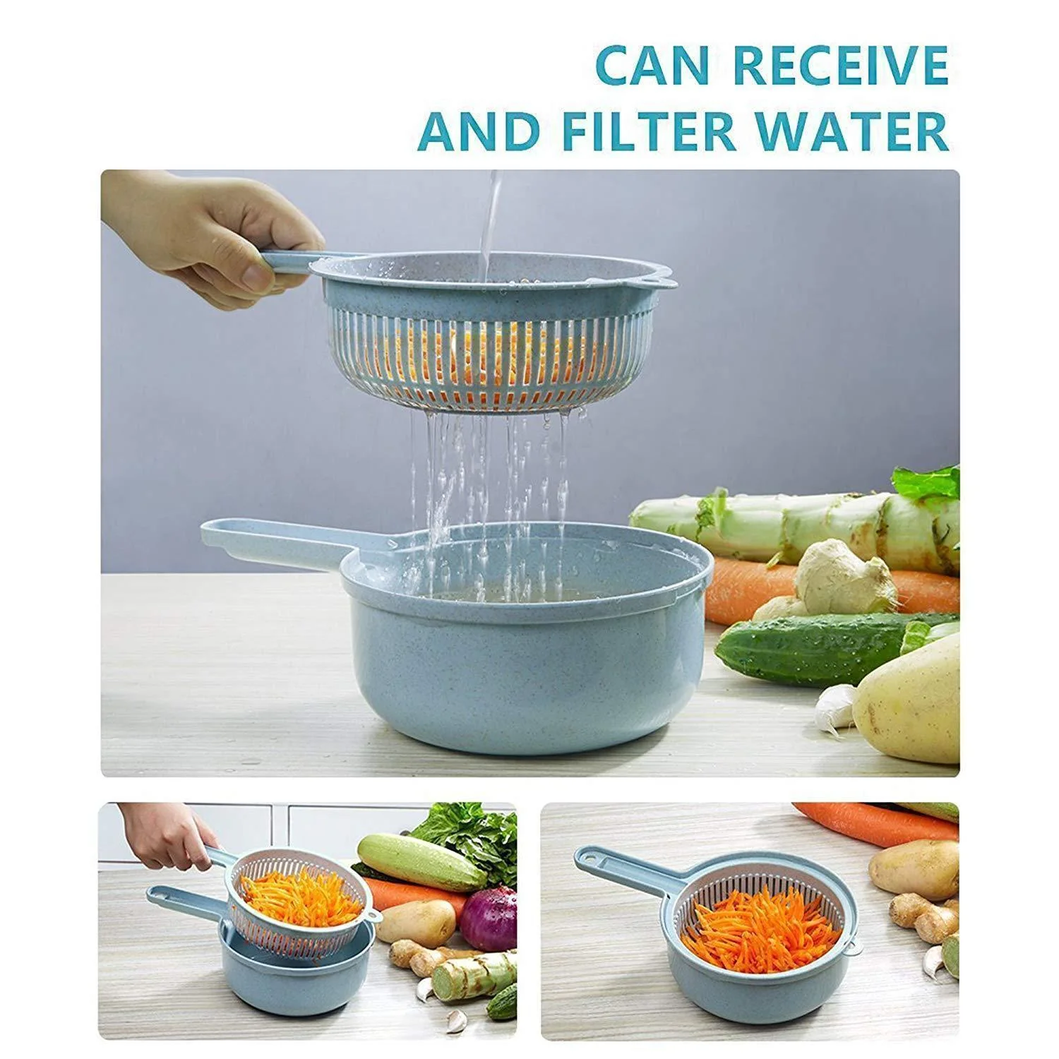 9 in 1 Multi-function Vegetable Slicer Set - Image 5