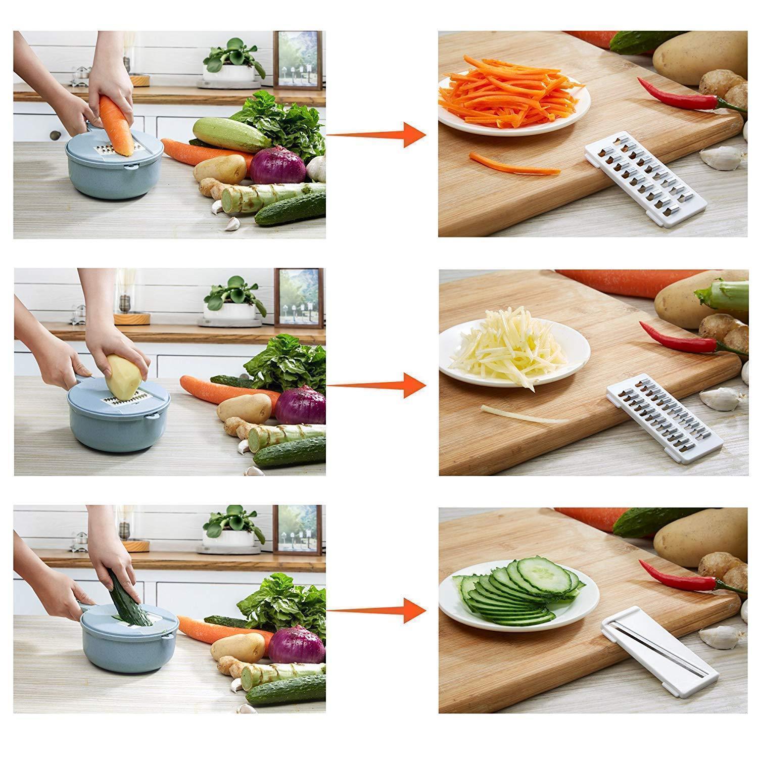 9 in 1 Multi-function Vegetable Slicer Set - Image 9