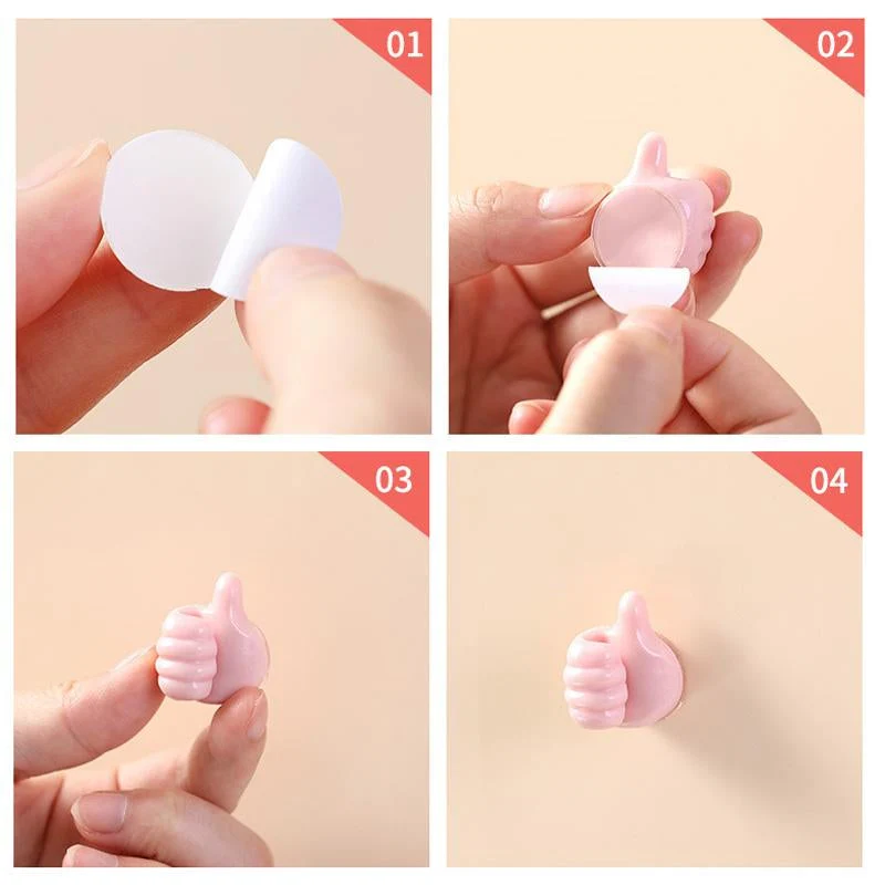 Adhesive Small Hand Hook - Image 4
