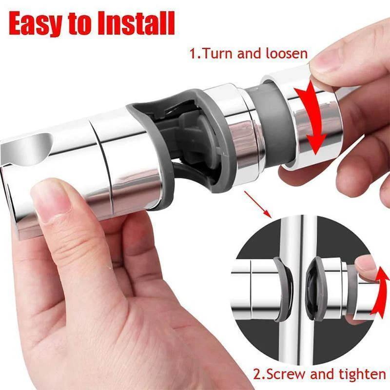 Adjustable Shower Head Holder For Slide Bar - Image 6