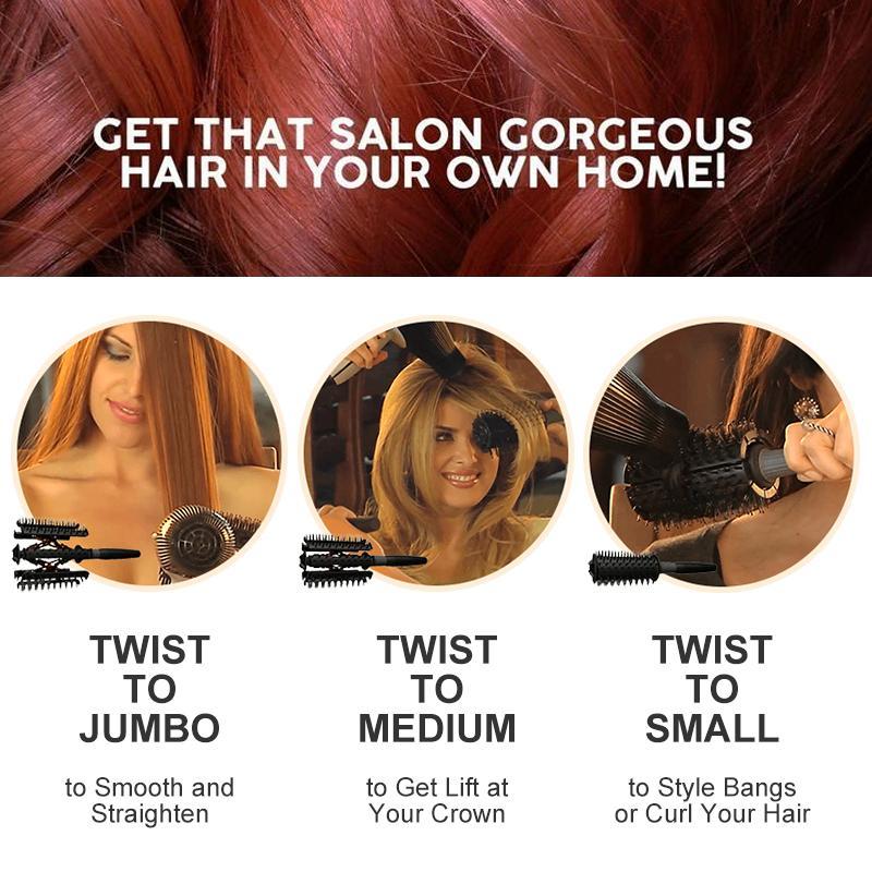 Adjustable Styling Brush For Healthy, Shiny, Beautiful Hair - Image 3