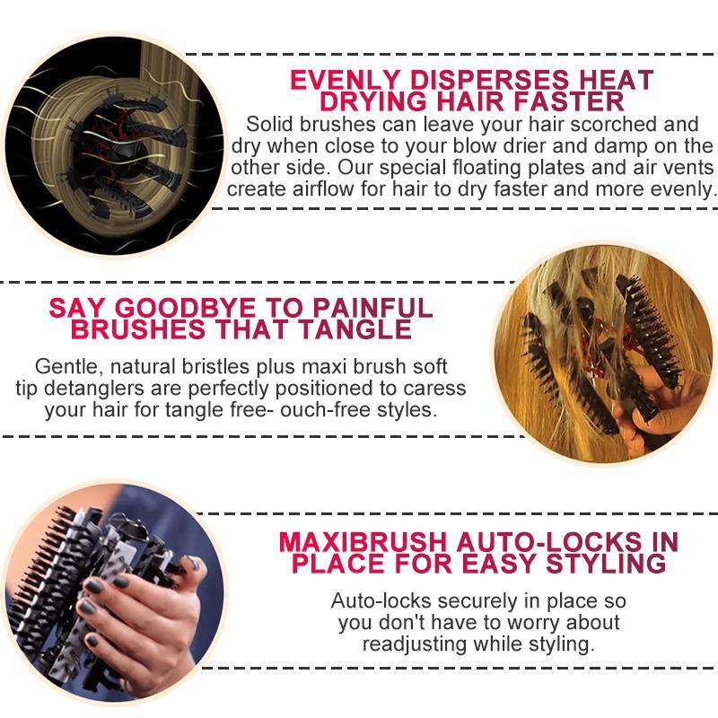 Adjustable Styling Brush For Healthy, Shiny, Beautiful Hair - Image 4