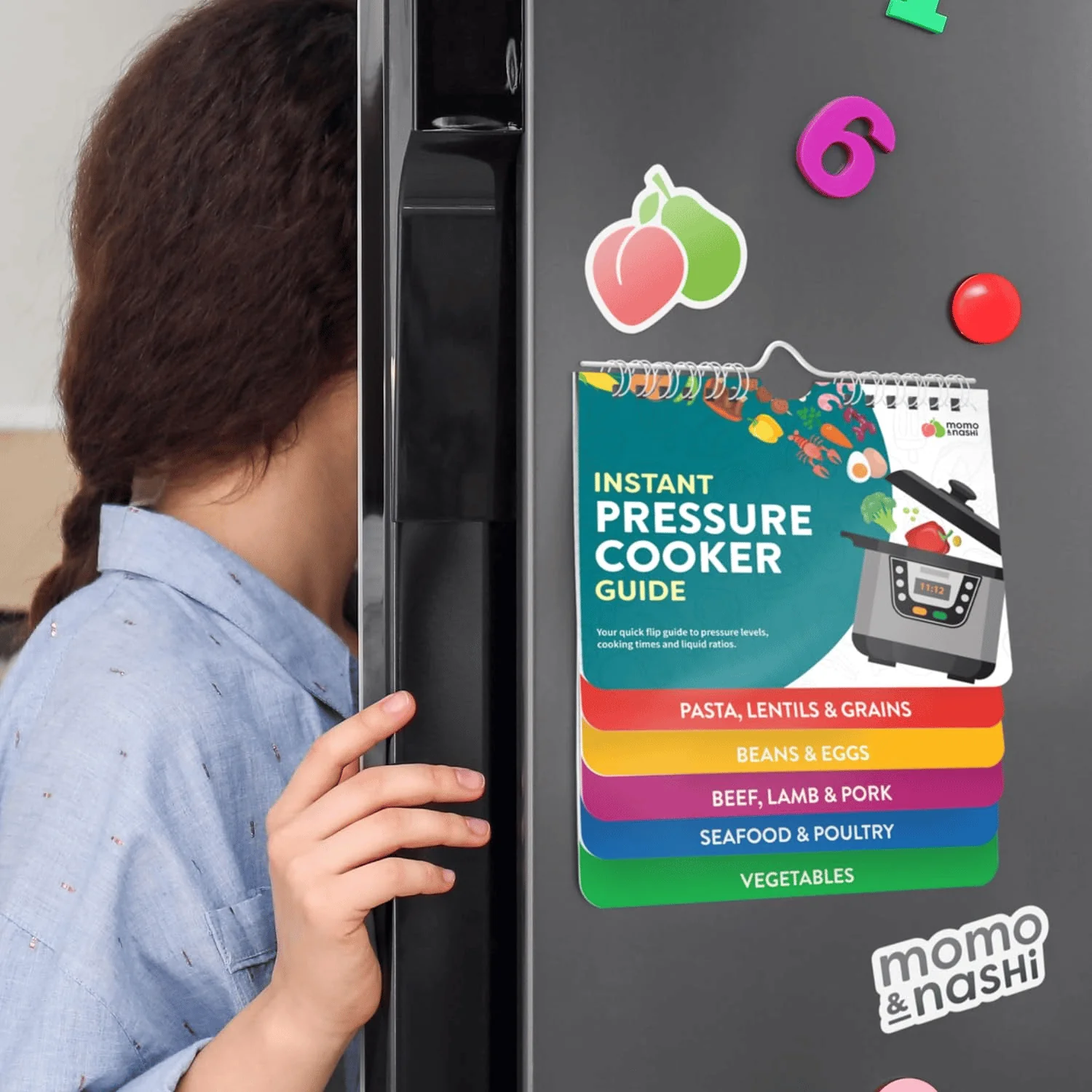 Air Fryer Cheat Sheet Magnets Cooking Guide Booklet - Image 11