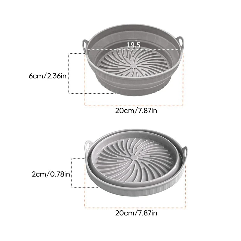 Air Fryer Silicone Grill Pan - Image 9