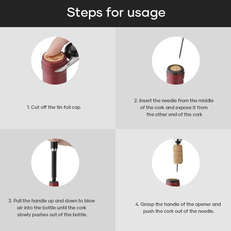 Air Pump Wine Opener - Image 9