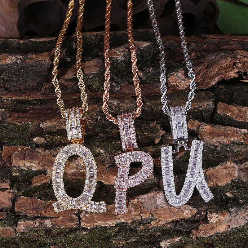 Alphabetic Zircon Necklace - Image 4