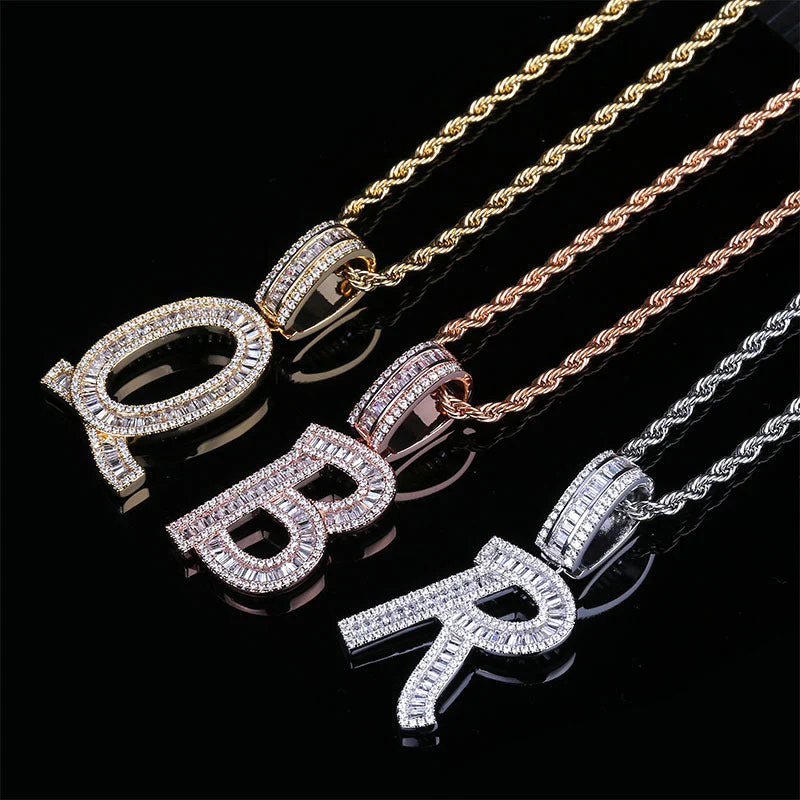 Alphabetic Zircon Necklace - Image 5