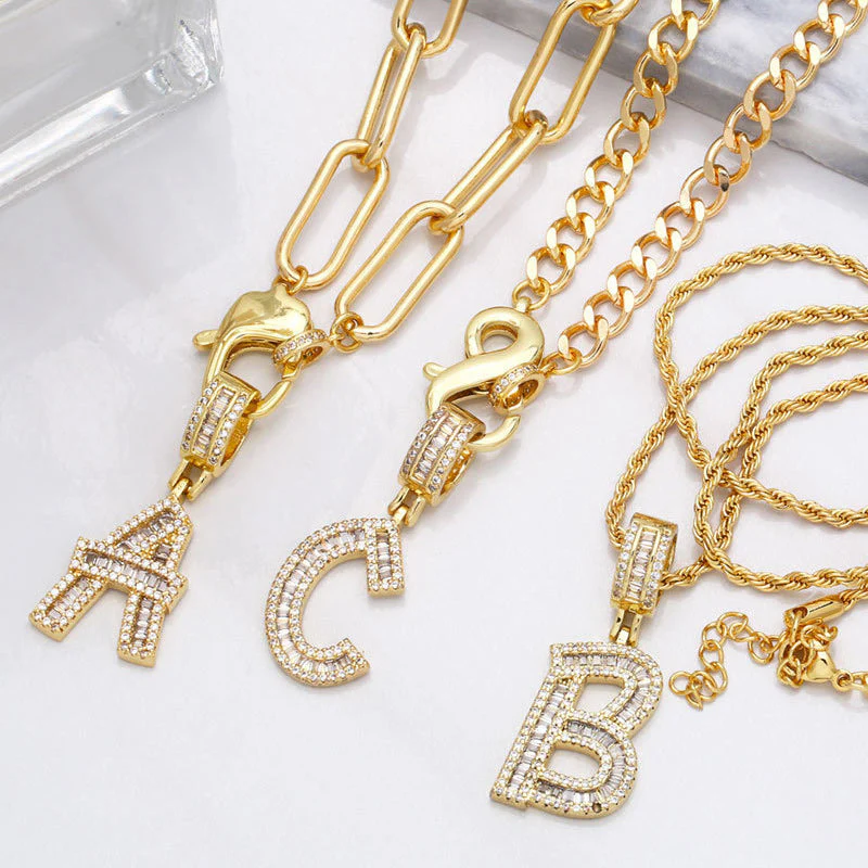 Alphabetic Zircon Necklace - Image 9