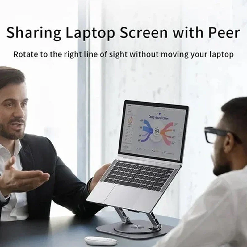 Aluminum Alloy Laptop Rotating Bracket - Image 2