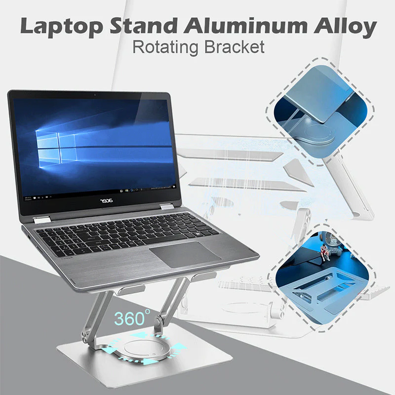Aluminum Alloy Laptop Rotating Bracket - Image 3