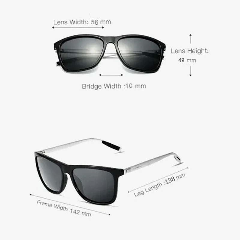 Aluminum Magnesium Frame Polarized Sunglasses - Image 9
