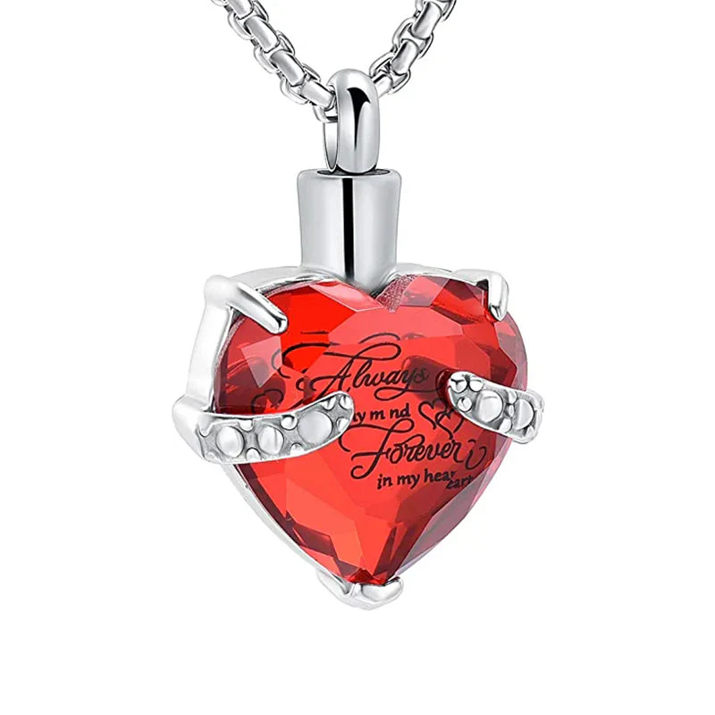 Always on My Mind Forever in My Heart-Urn Necklace - Image 15