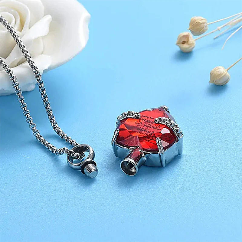 Always on My Mind Forever in My Heart-Urn Necklace - Image 5