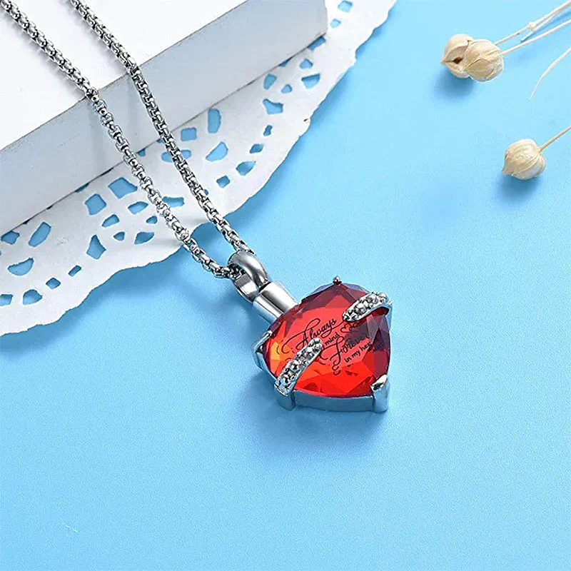 Always on My Mind Forever in My Heart-Urn Necklace - Image 6