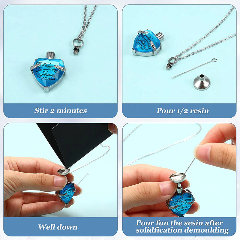 Always on My Mind Forever in My Heart-Urn Necklace - Image 8