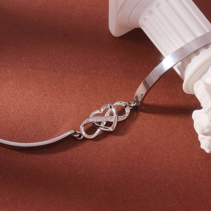 Always Remember I Love You Forever Love Heart Bracelet - Image 3