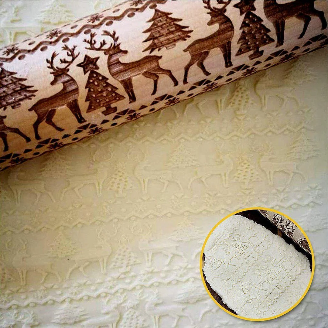 Amazing Christmas Embossing Rolling Pin - Image 6