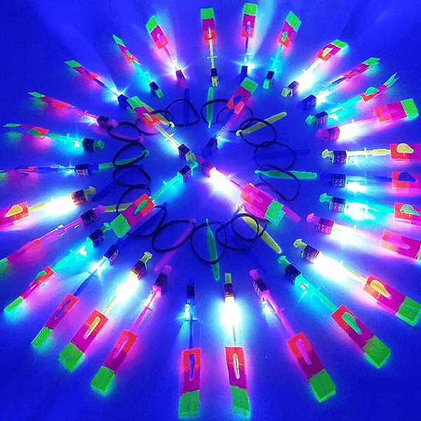 Amazing Rocket Slingshot LED Helicopters - Image 3