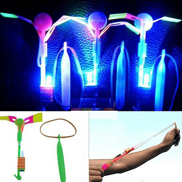Amazing Rocket Slingshot LED Helicopters - Image 4