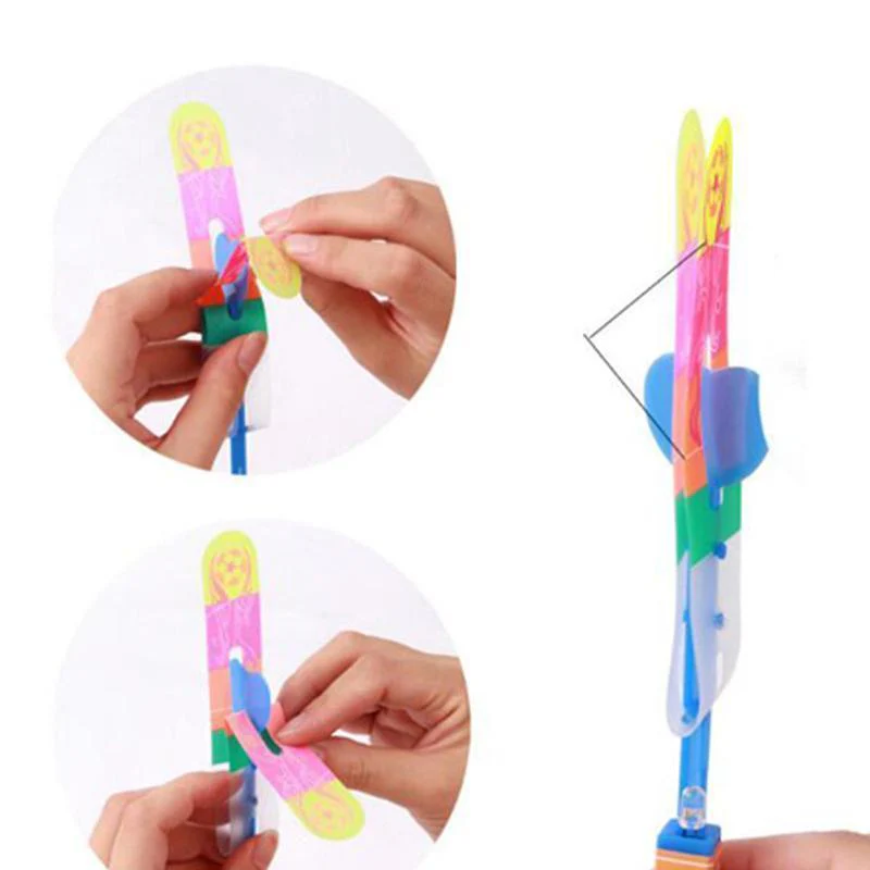 Amazing Rocket Slingshot LED Helicopters - Image 5