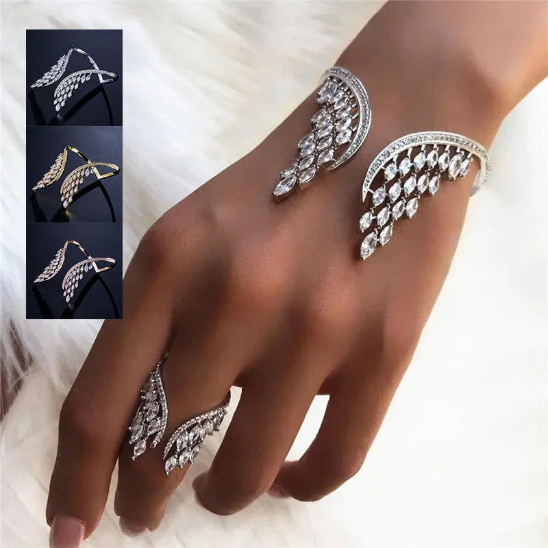 Angel Wings Ring & Bracelet - Image 2