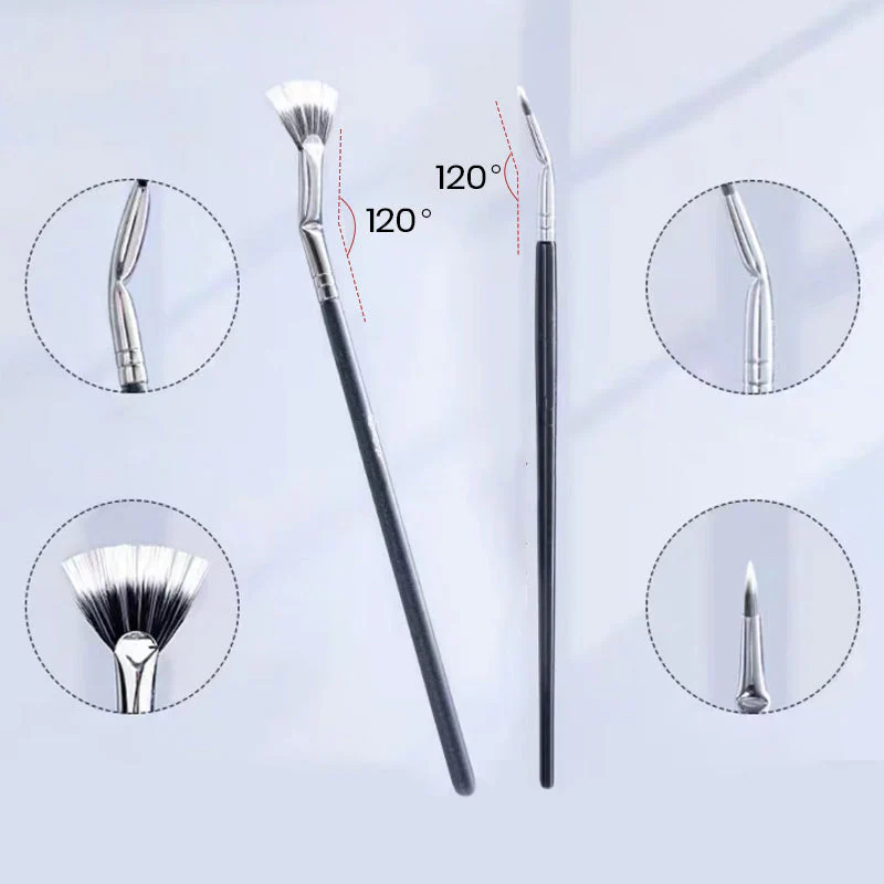 Angled Fan-shaped Eyelash Brush - Image 7