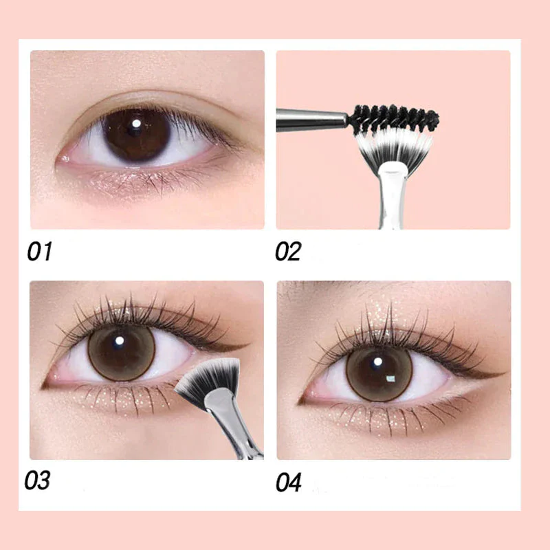 Angled Fan-shaped Eyelash Brush - Image 8