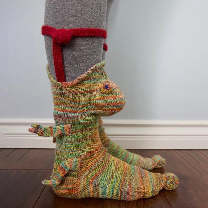 Animal Knitted Socks Unisex Novelty Winter Warm - Image 10