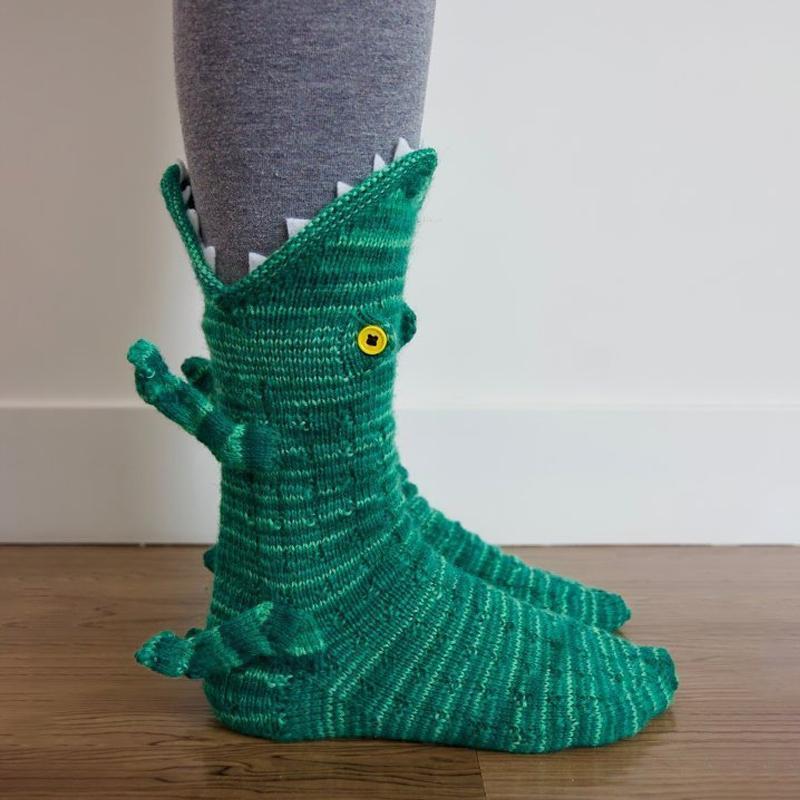 Animal Knitted Socks Unisex Novelty Winter Warm - Image 12
