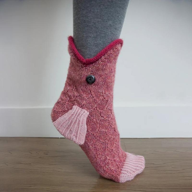 Animal Knitted Socks Unisex Novelty Winter Warm - Image 2